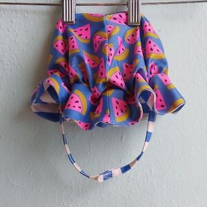 Darling Tea Reversible Watermelon Stripe Waterproof Sun Hat